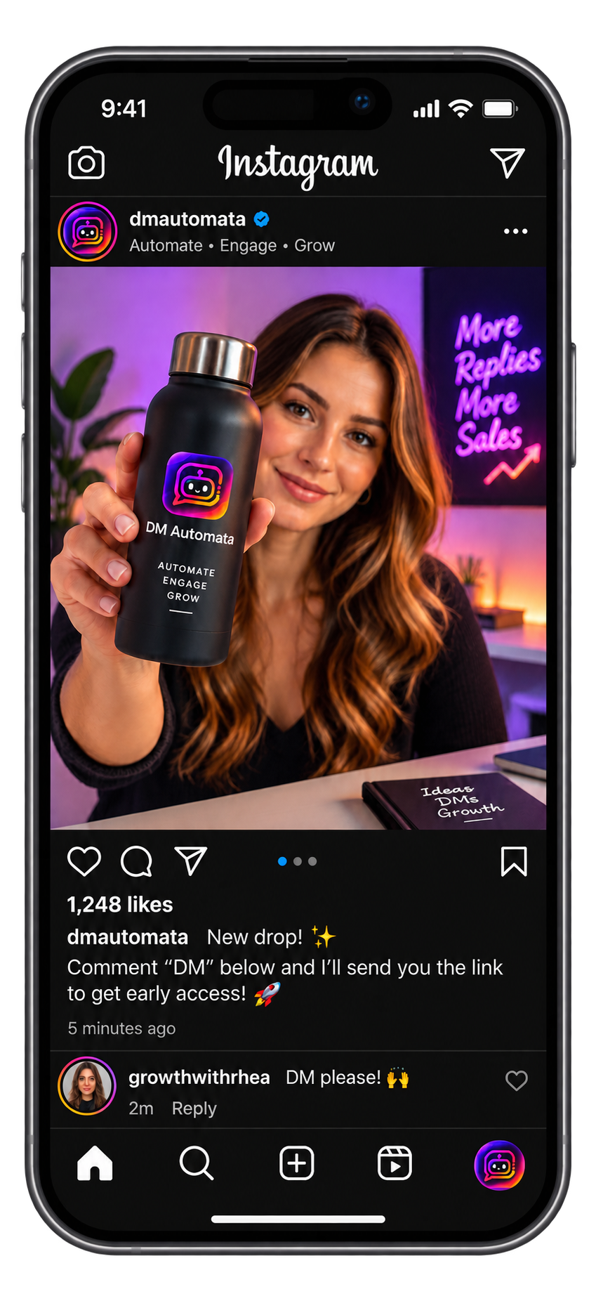 Instagram comment-to-DM automation